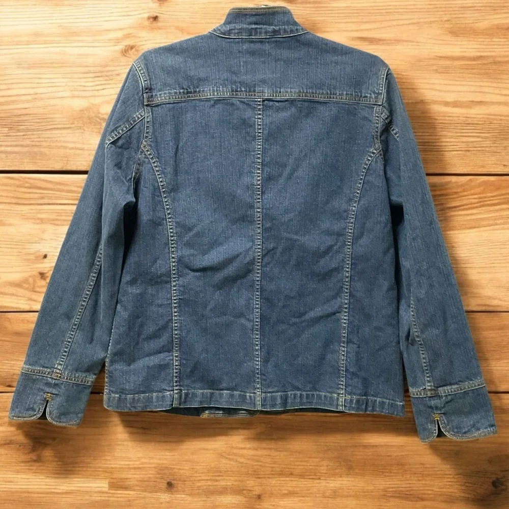 Eddie Bauer Blue Denim Jacket - Picture 5 of 12